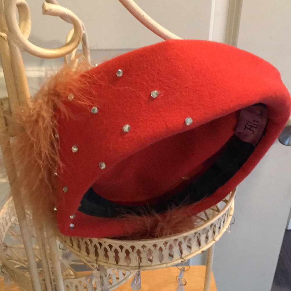 Rust vintage hat - Picture 2 of 2